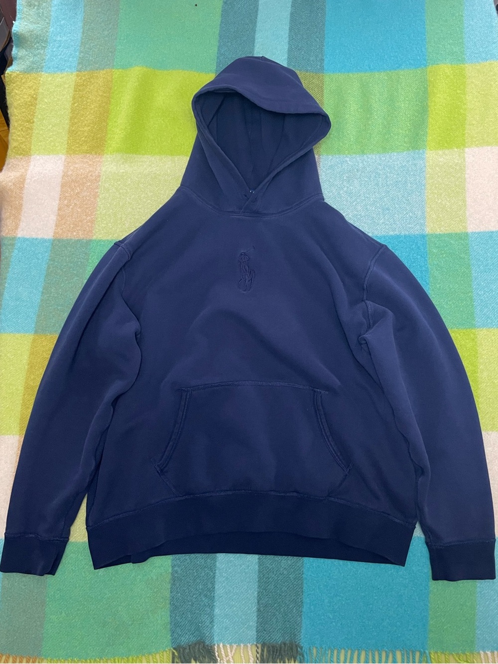 Polo Ralph Lauren Navy Center Pony Pullover Logo
